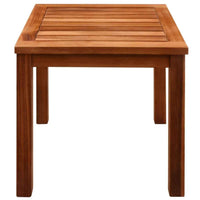 vidaXL Espreguiçadeiras c/ mesa 2 pcs acácia maciça e textilene