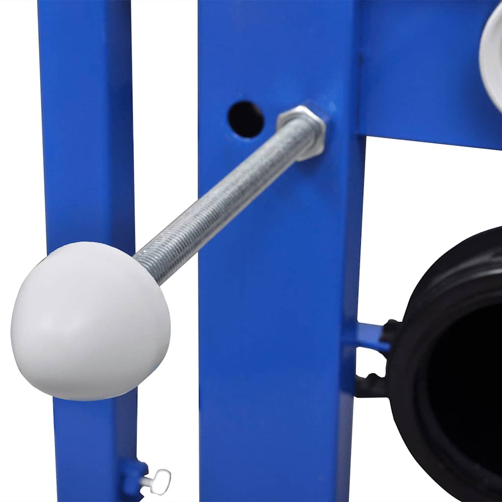 vidaXL Sanita de parede com cisterna oculta, cerâmica, branco