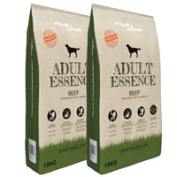 vidaXL Ração premium para cães Adult Essence Beef 15 kg