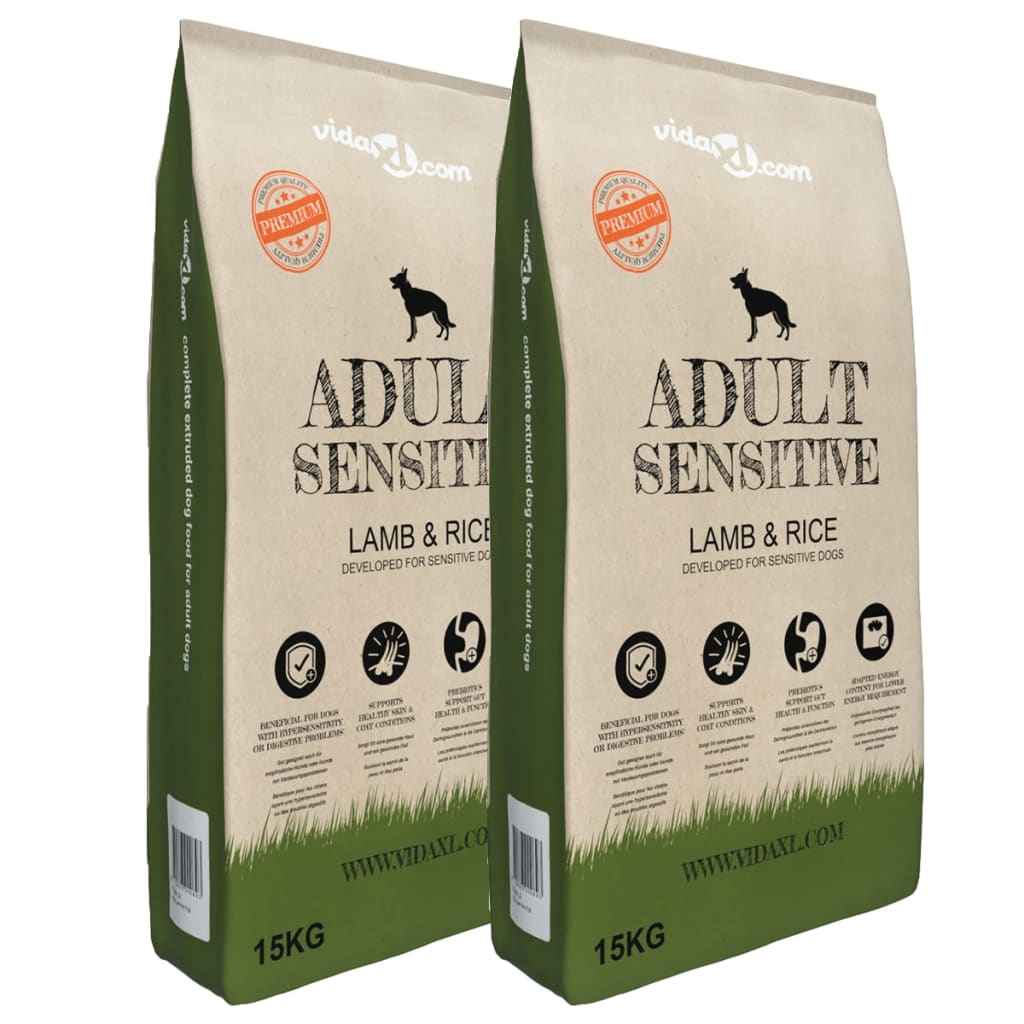 vidaXL Ração premium para cães Adult Essence Beef 15 kg