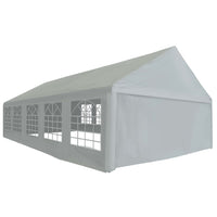 vidaXL Tenda para festas PE 4x8 m cinzento