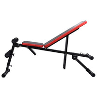 vidaXL Banco musculação c/ conjunto de barras e halteres 60,5 kg