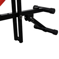 vidaXL Banco musculação c/ conjunto de barras e halteres 60,5 kg