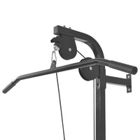 vidaXL Torre musculação parede com conjunto barras e halteres 60,5 kg