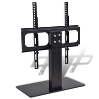 vidaXL Suporte de TV com base de ferro preto 23"-55"