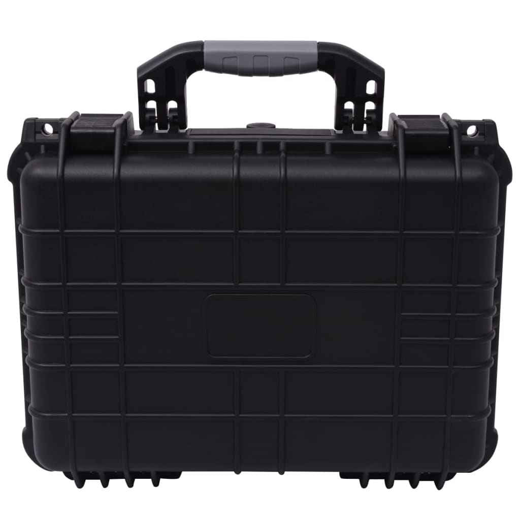 vidaXL Caixa protetora de equipamento 40,6x33x17,4 cm preto