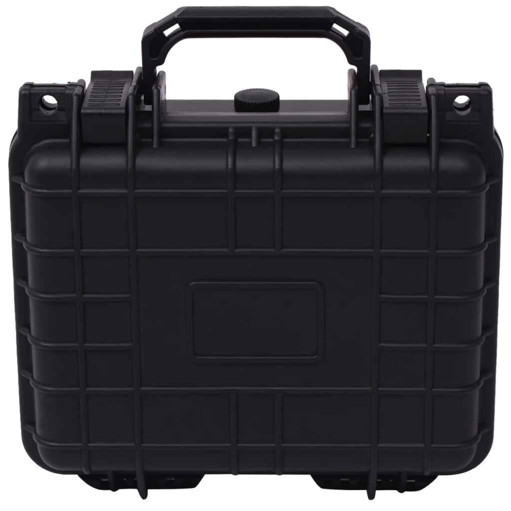 vidaXL Caixa protetora de equipamento 40,6x33x17,4 cm preto