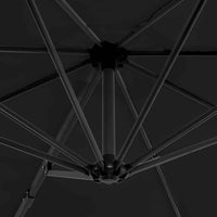 vidaXL Guarda-sol de jardim com base portátil verde