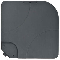 vidaXL Guarda-sol de jardim com base portátil verde