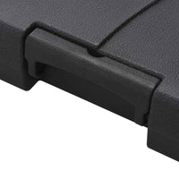 vidaXL Guarda-sol de jardim com base portátil areia