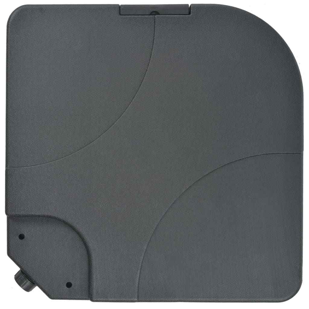 vidaXL Guarda-sol de jardim com base portátil areia