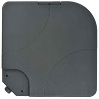 vidaXL Guarda-sol de jardim com base portátil areia