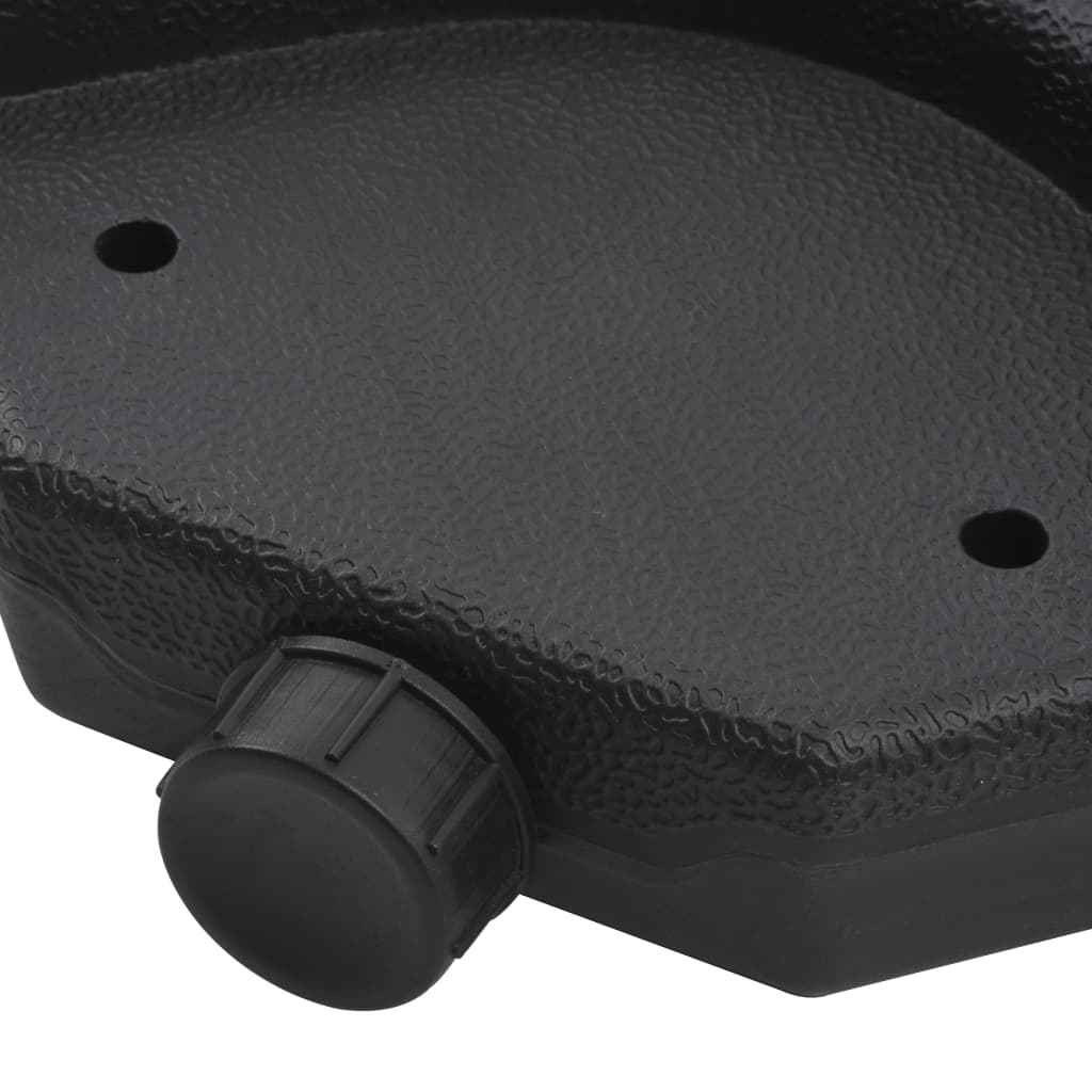 vidaXL Guarda-sol de jardim com base portátil areia