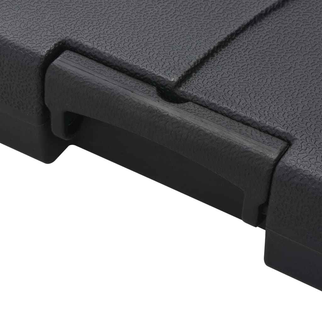 vidaXL Guarda-sol de jardim com base portátil areia