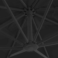 vidaXL Guarda-sol de jardim com base portátil areia