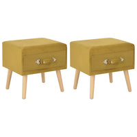 vidaXL Mesa de cabeceira 40x35x40 cm veludo verde