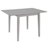 vidaXL 5 pcs conjunto de jantar MDF cinzento