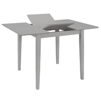 vidaXL 5 pcs conjunto de jantar MDF cinzento
