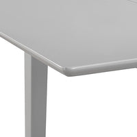 vidaXL 5 pcs conjunto de jantar MDF cinzento