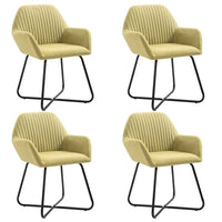 vidaXL Cadeiras de jantar 2 pcs tecido cinzento-claro