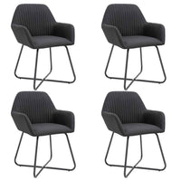 vidaXL Cadeiras de jantar 2 pcs tecido cinzento-claro