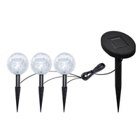 vidaXL Candeeiros de jardim 6 pcs LED com estacas e painéis solares