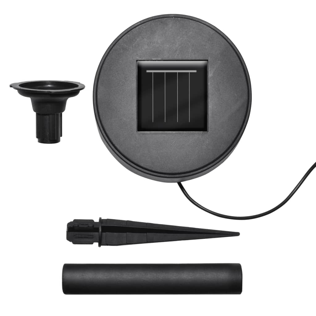 vidaXL Candeeiros de jardim 6 pcs LED com estacas e painéis solares