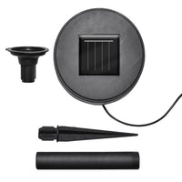 vidaXL Candeeiros de jardim 6 pcs LED com estacas e painéis solares
