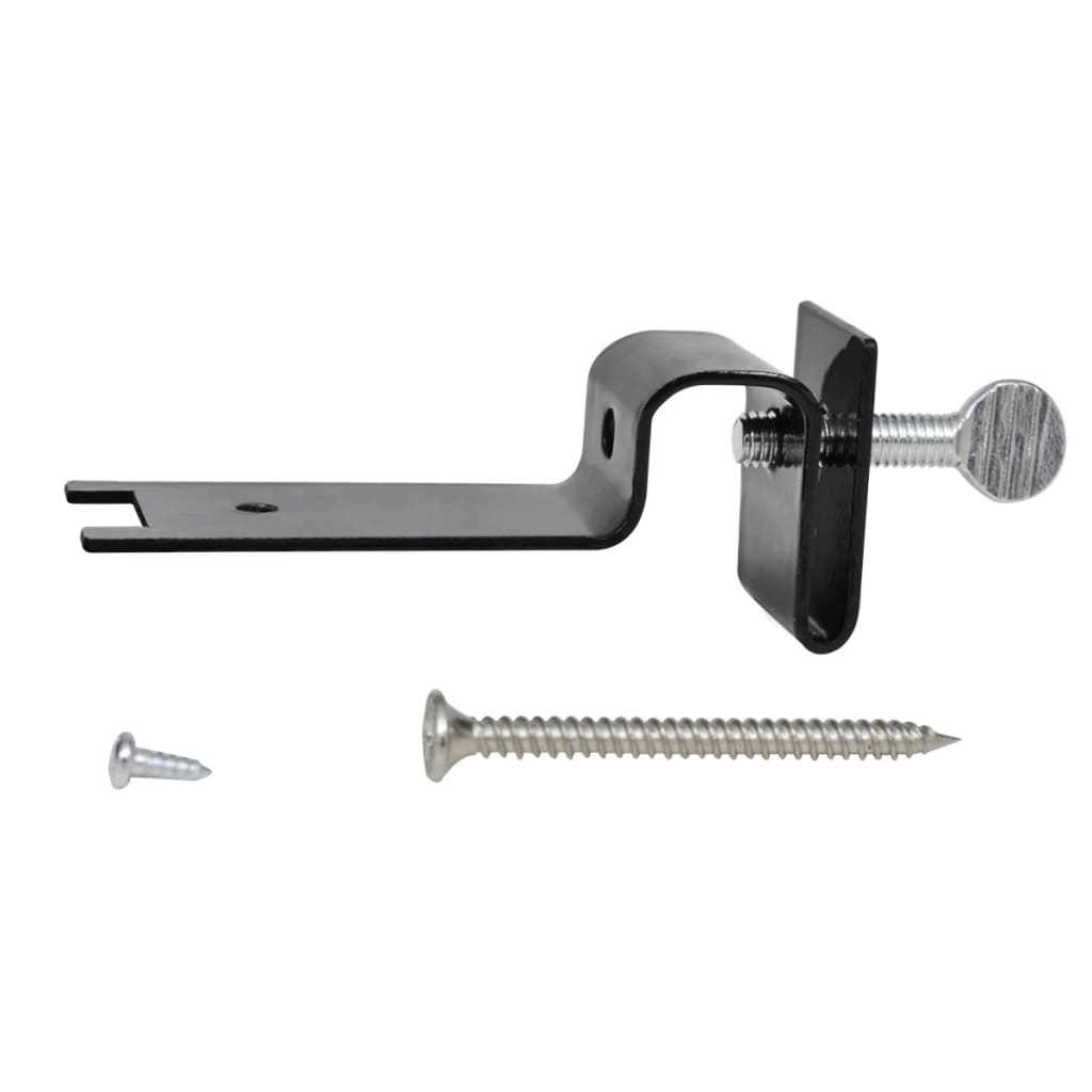 vidaXL Candeeiros solares de exterior LED para vedações 12 pcs preto