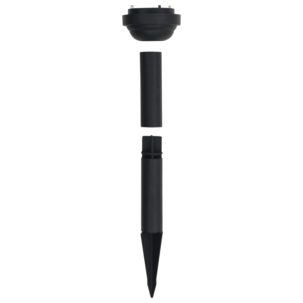 vidaXL Candeeiro solar de exterior LED 8 pcs esférico 15 cm RGB