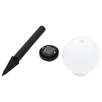 vidaXL Candeeiro solar de exterior LED 8 pcs esférico 15 cm RGB