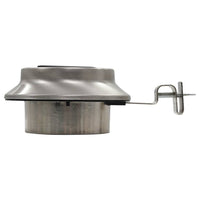 vidaXL Candeeiro de exterior solar LED 12 pcs branco redondo 12 cm