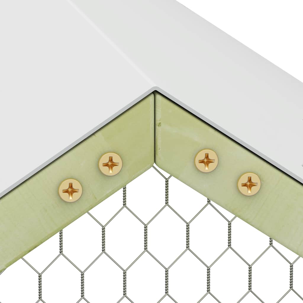 vidaXL Galinheiro 1,5x1,5x2 m madeira de pinho impregnada