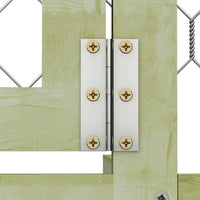 vidaXL Galinheiro 1,5x1,5x2 m madeira de pinho impregnada