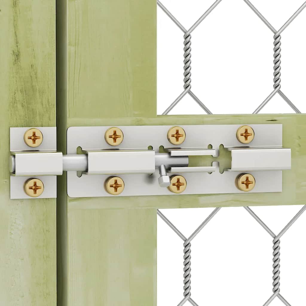 vidaXL Galinheiro 1,5x1,5x2 m madeira de pinho impregnada