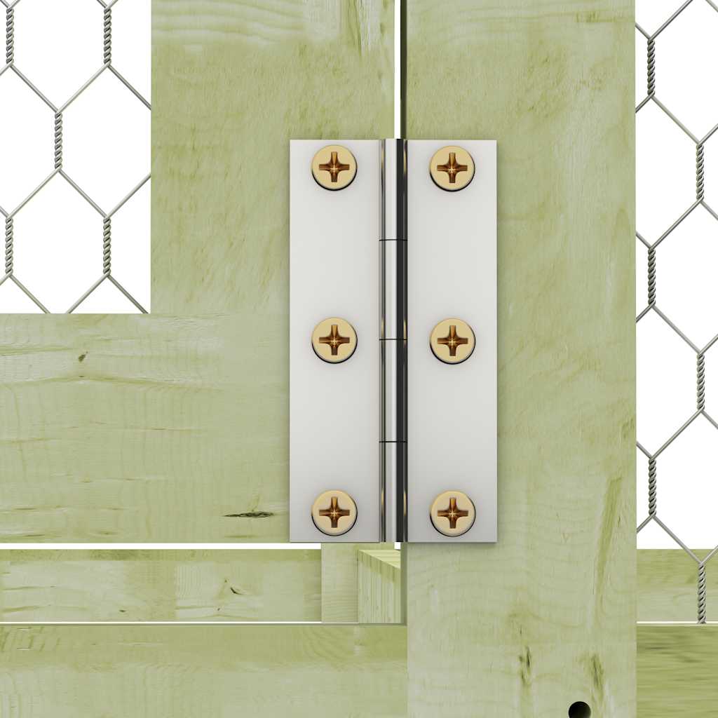 vidaXL Galinheiro 1,5x1,5x1,5 m madeira de pinho impregnada