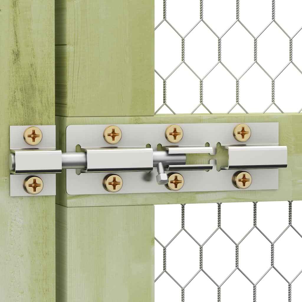 vidaXL Galinheiro 1,5x6x1,5 m madeira de pinho impregnada