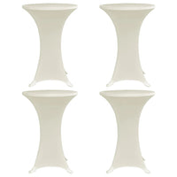 vidaXL Capa extensível para mesa 2 pcs 60 cm antracite