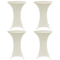 vidaXL Capa extensível para mesa 2 pcs 60 cm antracite