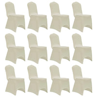 vidaXL Capa extensível para cadeira 4 pcs branco