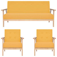 vidaXL Sofá de 2 lugares tecido cinzento claro