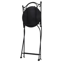 vidaXL 3 pcs conjunto bistro em mosaico azulejos de cerâmica terracota