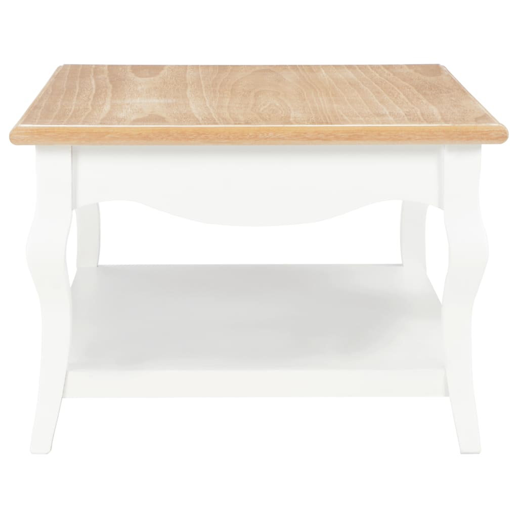 vidaXL Mesa de centro 110x60x40 cm MDF branco