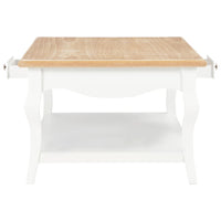 vidaXL Mesa de centro 110x60x40 cm MDF branco