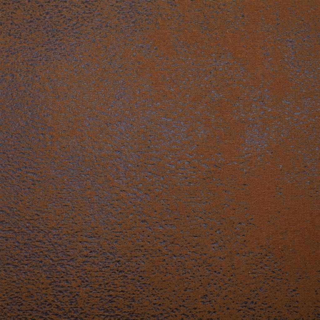 vidaXL Chaise longue massagem c/ almofada camurça artificial castanho