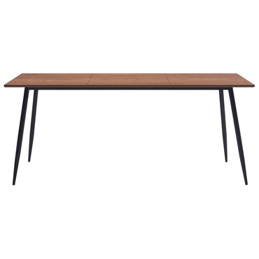 vidaXL Mesa de jantar 200x100x75 cm MDF castanho