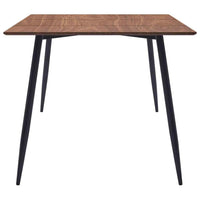 vidaXL Mesa de jantar 200x100x75 cm MDF castanho