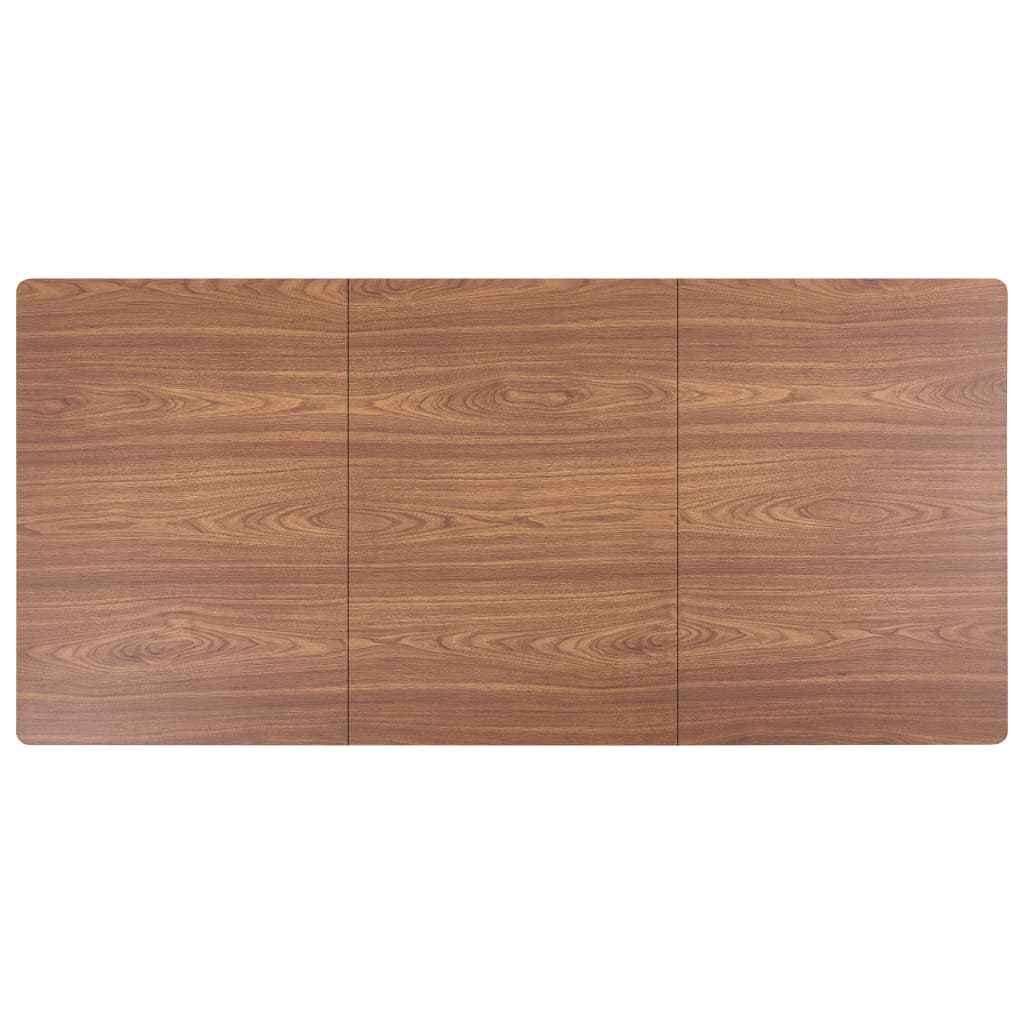 vidaXL Mesa de jantar 200x100x75 cm MDF castanho