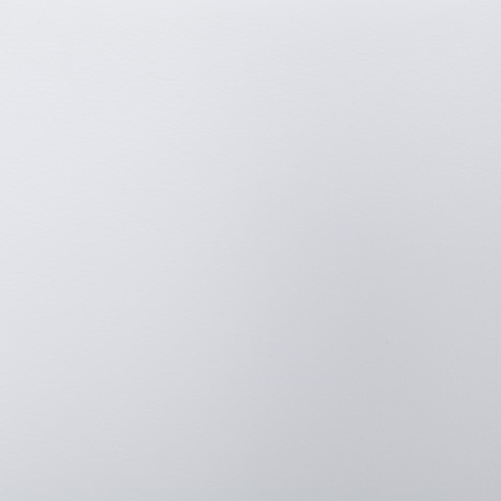 vidaXL Sofá de 3 lugares com almofadas em couro sintético branco