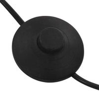 vidaXL Candeeiro de pé alto 200 cm 5 x E14 prateado